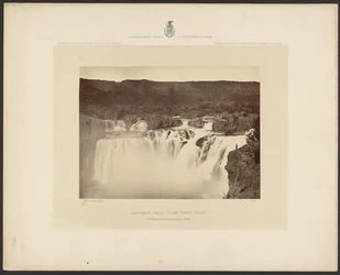 Shoshone Falls, Snake River, Idaho, fuld sideudsigt på øverste niveau