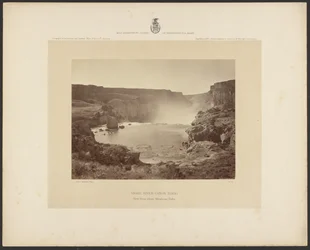Snake River Cañon, Idaho, udsigt fra over Shoshone Falls