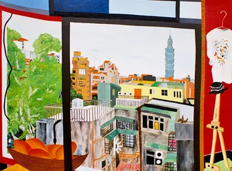 Mango i Taipei, Taiwan, 2005, olie på lærred