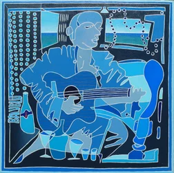Portræt af kunstneren Alvaro Trugeda, 2018, olie på lærred