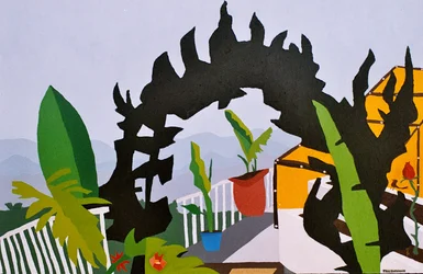 Indgangen, 2006, olie på lærred