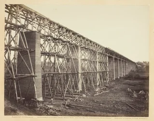 High Bridge over Appomattox nær Farmville