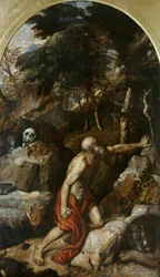 Den angrende Saint Hieronymus, ca. 1550.