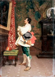 Før et portræt, c1860-1920