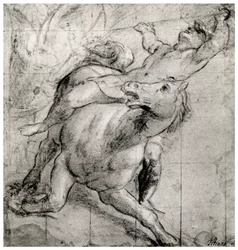 Horseman Falling, c1565, 1937