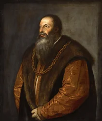Portræt af Pietro Aretino, ca 1537.