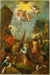 "Den hellige Dorotheas martyrium", omkring 1656 (maleri på lærred)