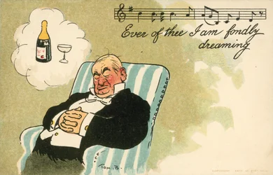 Altid drømmer jeg kærligt om dig (farvelitografi)