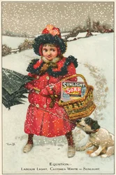 Samlekort til Sunlight Soap, c1900