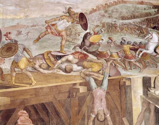 Horatius Cocles på Sublician Bridge (vægmaleri)