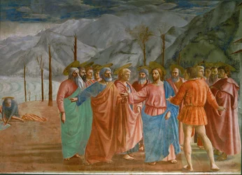 Jesus, Sankt Peter og skatteopkræveren (freskomaleri)