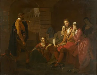 Lafayette i fængslet ved Olmütz, 1850