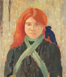 Bessie Bighead får et stjålet kys blandt køerne i gården, 2007