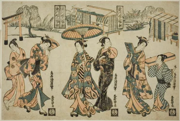 Girls of Fukagawa-a Tri ptykon