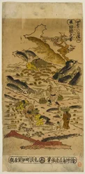 Sommer: Plantning af ris (Natsu: taue no zu), nr. 2 fra serien "The Four Seasons of Farmers (Shiki no hyakusho)"