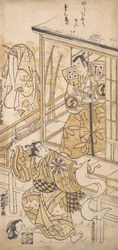 Tea C og r Sawamura Sojuro Doctor Som Sasakis Saburo, hva? 1741. , myg. 1741.
