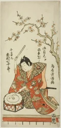Skuespilleren Ichimura Shichijuro (Uzaemon X) som Senzaimaru