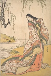 Kanjo: En hofdame, ca. 1790.