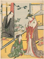 Sene at Te Daifukuya (Daifukuya no Dan), fra Te-serien ``Gotaiheiki Shiraishi Monogatari