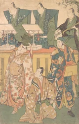 Scene fra et drama, ca. 1788.