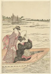 Færge på Sumida floden