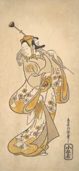 Ichikawa Monnosuke Som en abe mawashi eller en abe bog mand, hva? 1720-25.