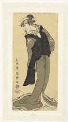 Portret van Osagawa Tsuneyo II i kvinderrol