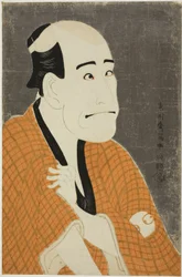 Skuespilleren Arashi Ryuzo II som Ishibe no Kinkichi, pengeudlåneren