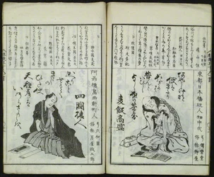 Et nyt udvalg af 50 kyôka-digtere (Shinsen kyôka gojûnin isshu)