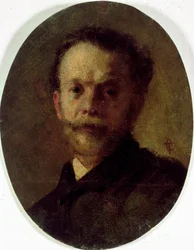 Mon ami Roberti "Painting by Tranquillo Cremonadani