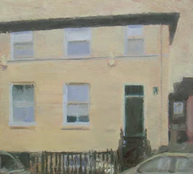 Et sted at bo 1, 2010 (olie på krydsfiner)