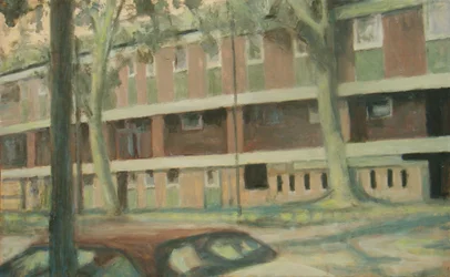 Et sted at bo 24, 2012 (olie på krydsfiner)
