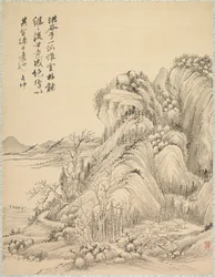Boliger under Folded Hills, 1847.