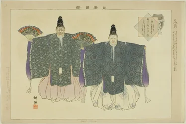 Nimin Okina, fra serien "Pictures of No Performances (Nogaku Zue)"