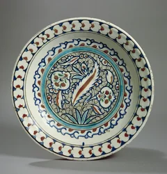 Stenpastaplade, Iznik, Tyrkiet (keramik)