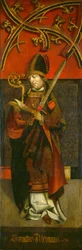 Sankt Alcuin, ca. 1500-1525 (olie på panel)
