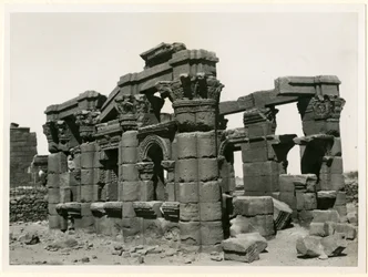 Romersk kiosk, Naqa, Sudan, foto af Ugo Monneret de Villard
