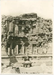 Nymphaeum, den græsk-romerske by Gerasa (i dag Jerash), fotografi af Ugo Monneret de Villard, ca. 1930