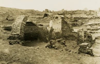 Trilobed-bygning, al-Fustat, Egypten, foto af Ugo Monneret de Villard