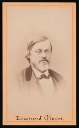 Portræt af Townend Glover 1813-1883, 1873.
