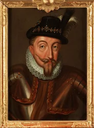 Portræt af Sigismund III Vasa (1566-1632) Konge af Polen (1587-1632) og Sverige (1592-1599) - Portræt af Sigismund III Vasa, Konge af Polen (1566-1632) af Pasch, Ulrika Fredrika (1735-1796) ), - Olie på træ, 21,5x15,5 - Privat Samling
