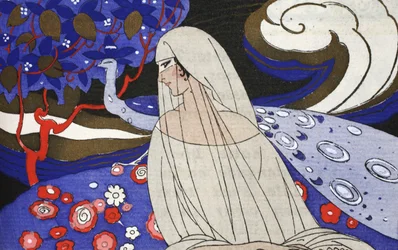 Song of Denderan (pochoir print)