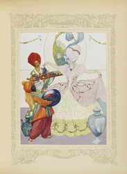 Vi fyldte bassiner, serverede hendes frugt og glas med syltetøj, illustration fra 