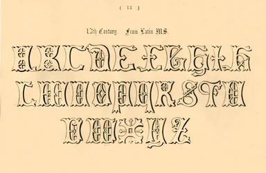 13. århundrede. Fra Latin MS., 1862