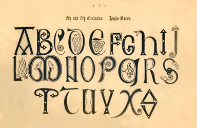 8. og 9. århundrede. angelsaksisk, 1862