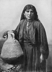 En beduinsk kvinde, Egypten, 1912
