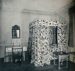 Et soveværelse fra major Nicholas Sewalls hus, hos Secretary, 1930