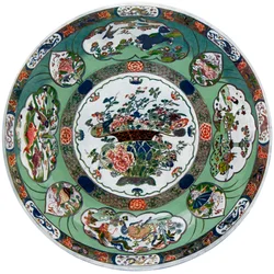 Et kinesisk porcelænsfad fra Kang-he-perioden, 1600-tallet 1903