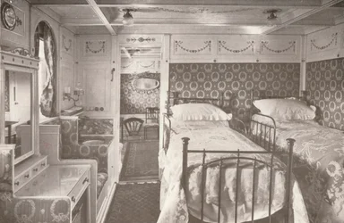 Et hjem på det rullende dyb. Ombord på en Royal Mail., 1914
