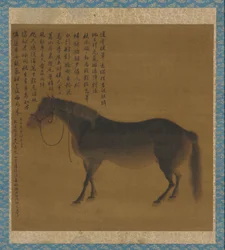 En hest, Qing-dynastiet, 1700-tallet.